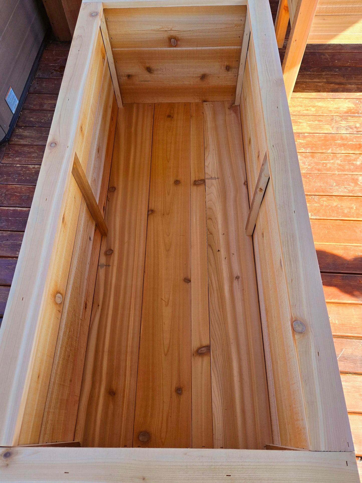Raised Outdoor Cedar Planter