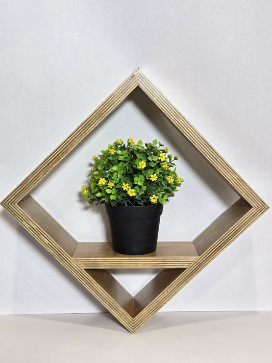 Wooden Box Shelf