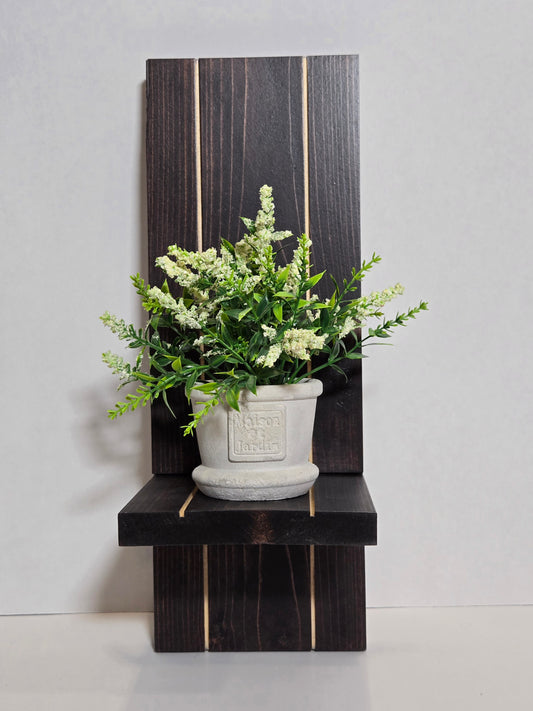 Wooden Wall Sconces Shelf