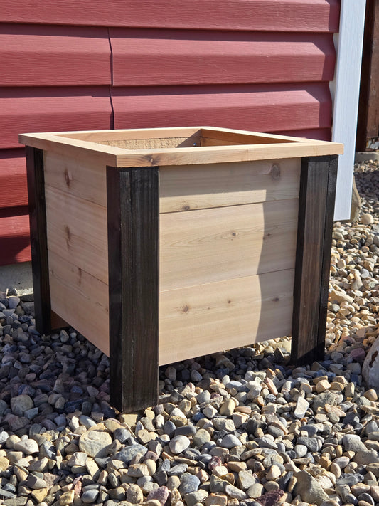 Dark Leg Cedar Planter