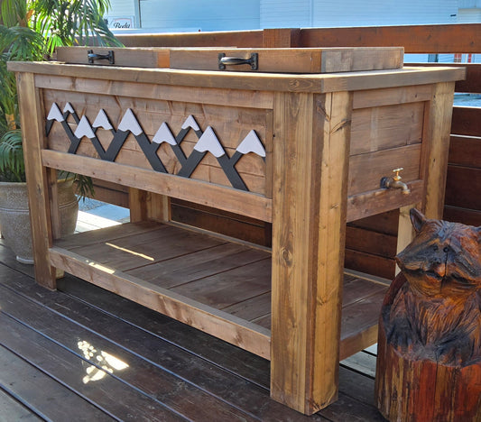 Custom Outdoor Double Cooler