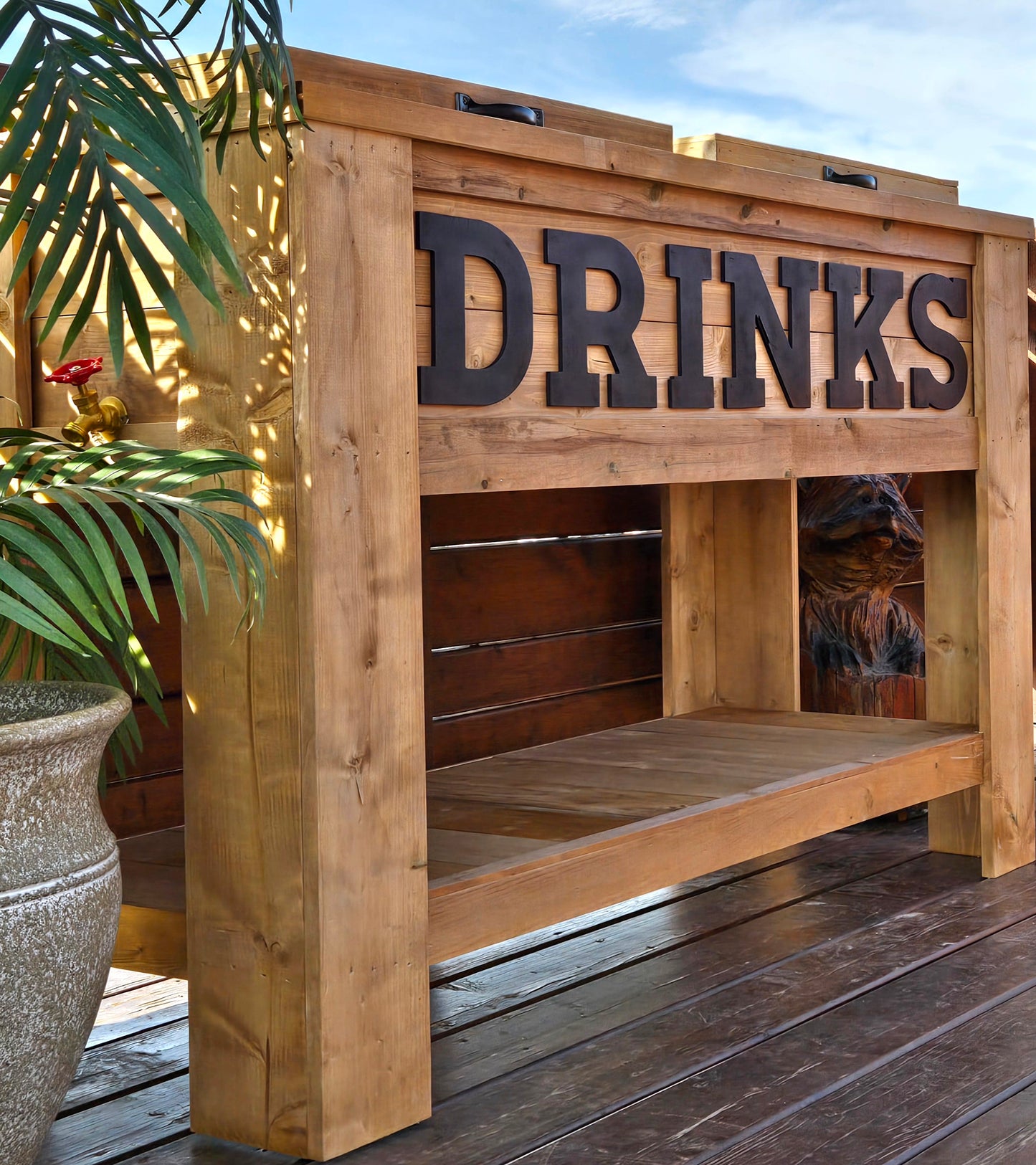 Custom Outdoor Double Cooler