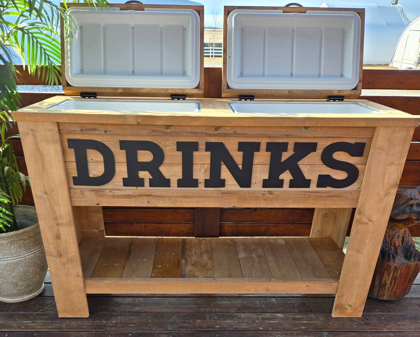 Custom Outdoor Double Cooler